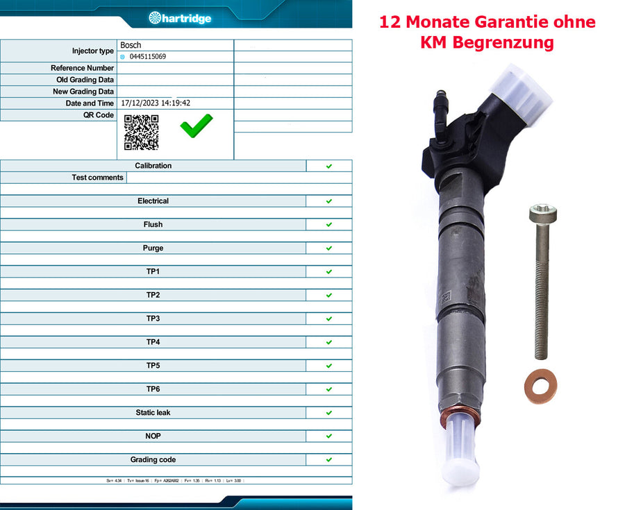 Mercedes Injector OM646 0445115069 A6460701487 A6460701187