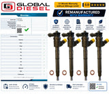 4x Einspritzdüse für Renault Dacia 0445110800 166007427R